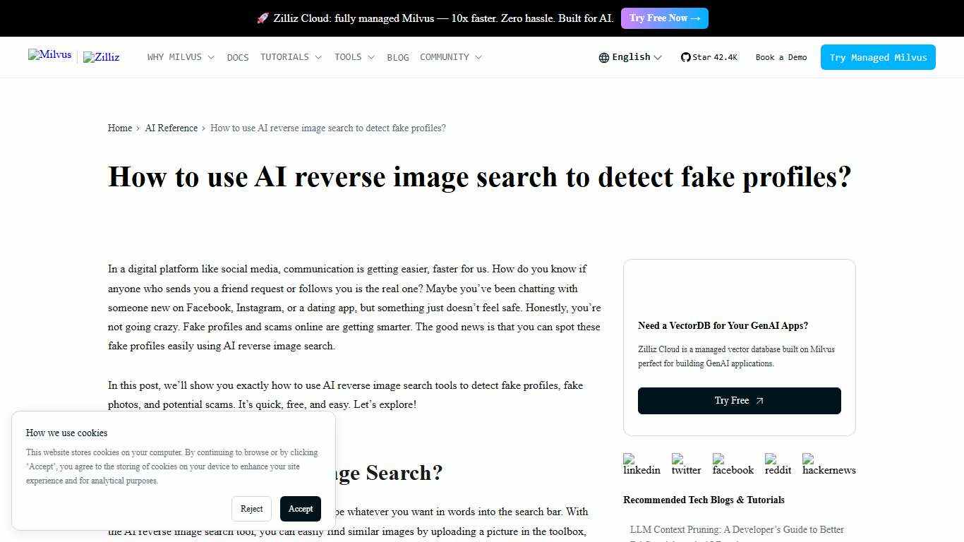 How to use AI reverse image search to detect fake profiles?